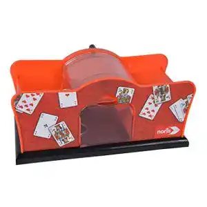 Kartenmischmaschine Noris 606154620 mit Kurbel für Spielkarten