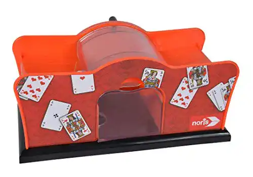 Kartenmischmaschine Noris 606154620 mit Kurbel für Spielkarten