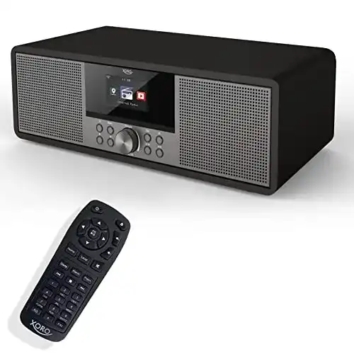 Xoro HMT 600 V2 Internetradio mit WLAN, CD-Player, DAB+/FM, Bluetooth
