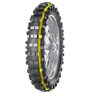 Enduro Reifen Mitas Motorradreifen C-19 Gelber Streifen 90/90-21