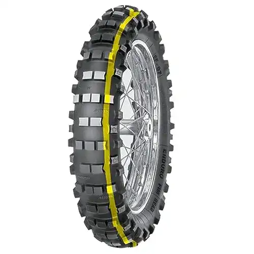 Enduro Reifen Mitas Motorradreifen C-19 Gelber Streifen 90/90-21