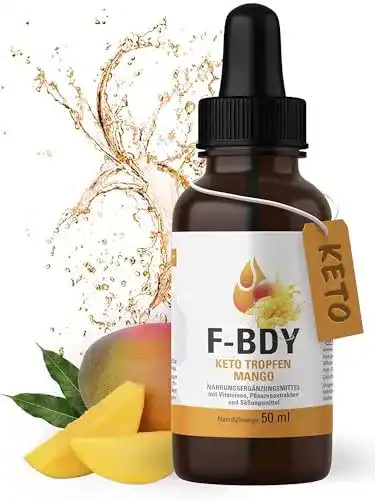 Abnehmtropfen Vihado F-BDY Keto – Mango für Stoffwechselunterstützung