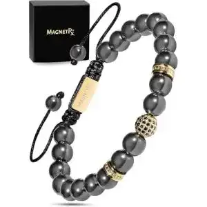 Magnetarmband für Herren aus Hämatit von MagnetRX