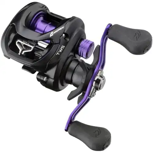 Daiwa Prorex TW 100 SV Linkshand Baitcastrolle für Angler