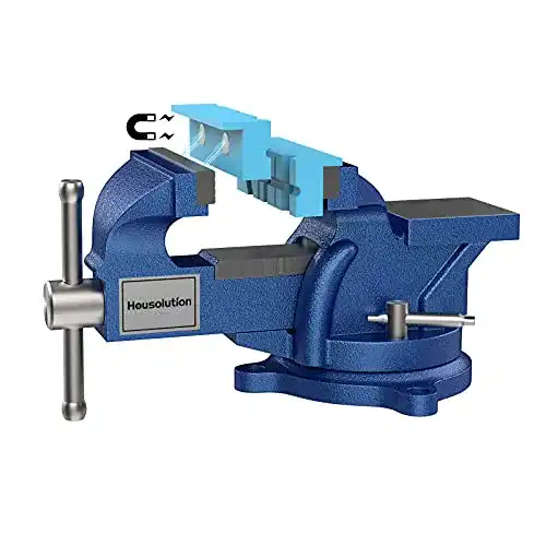 Schraubstock Housolution 4 Zoll 360° drehbar mit 100 mm Spannweite