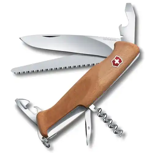 Victorinox Ranger 55 Wood Schweizer Taschenmesser mit Holzgriffen