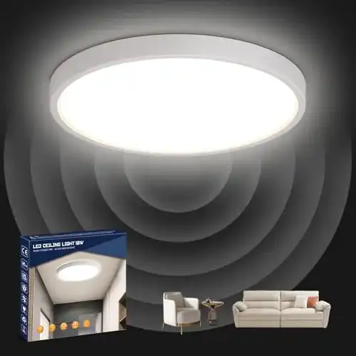 LED-Deckenlampe mit Bewegungsmelder und Radar-Sensor von Letlit