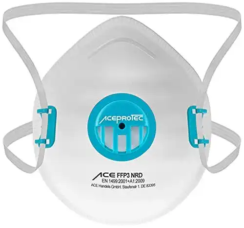FFP3-Maske mit Ventil ACE 5 Stück ProTec