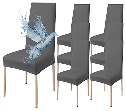 Stuhlhusse Poligino 6er Set wasserdicht und elastisch