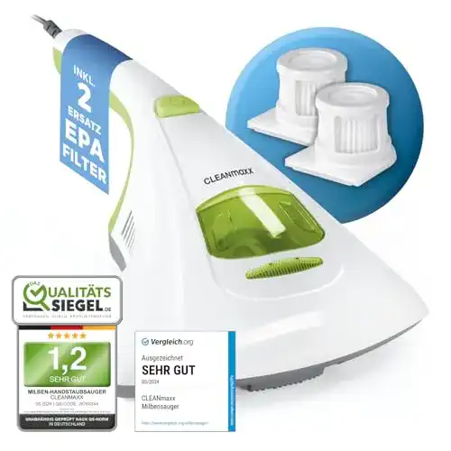 CLEANmaxx Milben Handstaubsauger zur effektiven Milbenentfernung