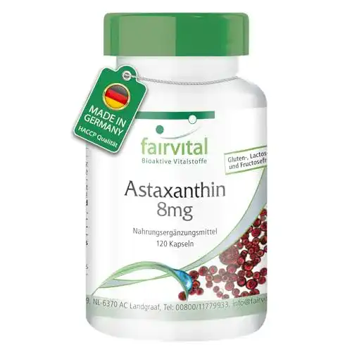 Astaxanthin Fairvital Kapseln 120 Stück, 15mg hochdosiert
