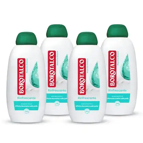 Borotalco Duschgel mit weißem Moschus Erfrischendes Duschbad