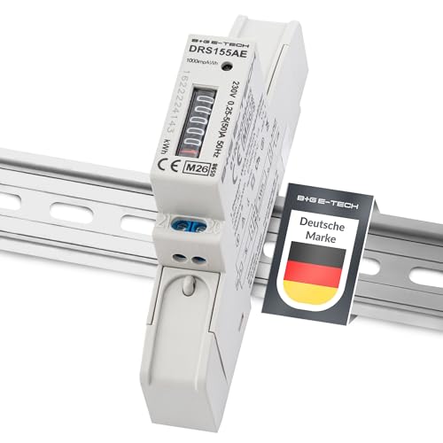 Stromzähler B+G E-Tech DRS155 mit LCD-Display