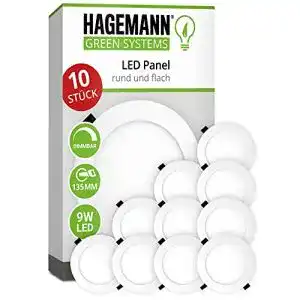 LED Einbaustrahler flach dimmbar HAGEMANN Green System