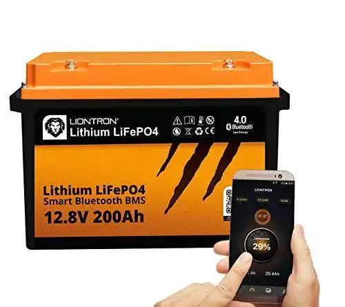 Liontron LiFePO4 12,8V 200Ah LX mit BMS und Bluetooth für Wohnmobile und Boote