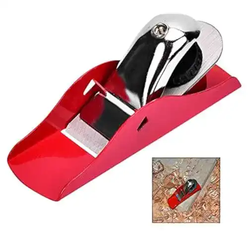 iPobie Mini Holzhobel Handgefertigter Taschenhobel aus Edelstahl