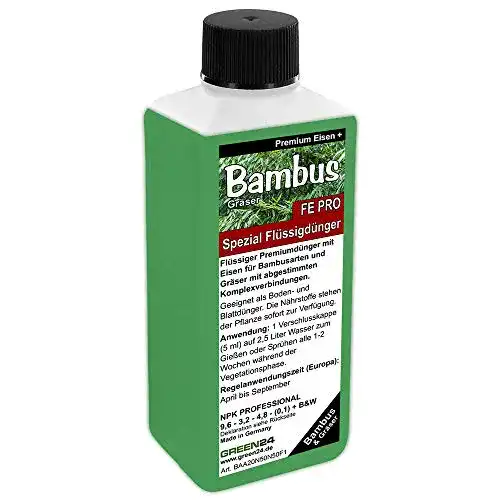 Bambusdünger GREEN24 Spezial FE PRO NPK Flüssigdünger 250ml