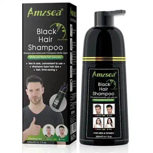 Haarfärbemittel für Herren – Instant Black Hair Shampoo