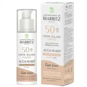 Getönte Sonnencreme Laboratoires De Biarritz Alga Maris SPF 50