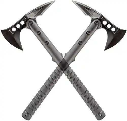 KOSxBO Tomahawk Set Doppelpack Taktische Campingäxte 40 cm