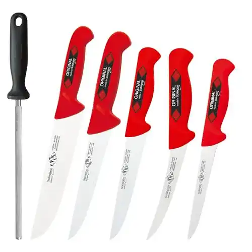 Fleischermesser-Set EIKASO Solingen 6-teilig für professionelle Nutzung