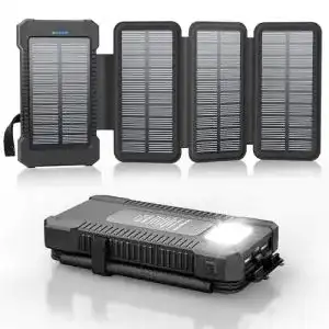 Outdoor Powerbank Mvpkings Solar 26800 mAh mit 4 Solarpanelen