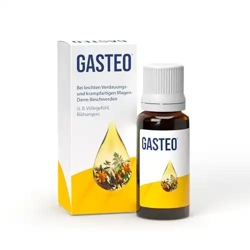 Magentropfen Gasteo mit 6 Heilpflanzen für Magen-Darm-Beschwerden