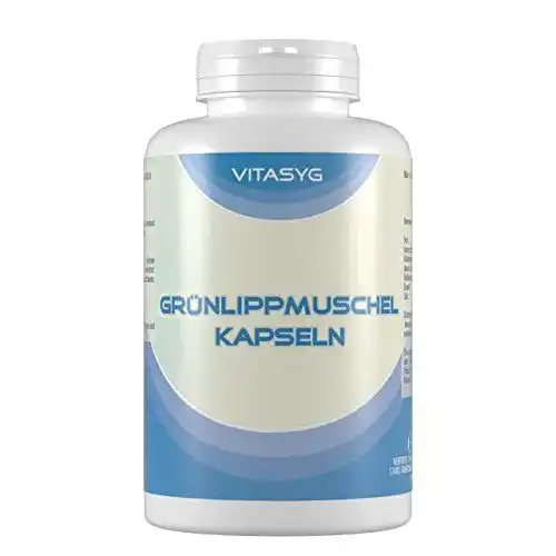 Grünlippmuschel Kapseln mit 600mg reinem Grünlippmuschelpulver