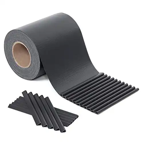 Sichtschutzstreifen aus PVC für Zaunfolie 40 m x 19 cm