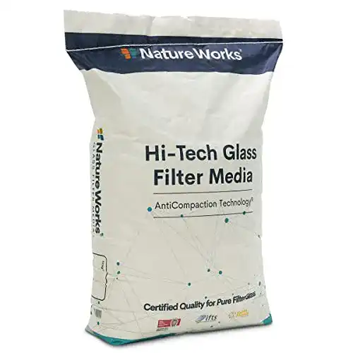 Filterglas für Poolfilteranlagen Natur Works Hi-Tech von Paradies
