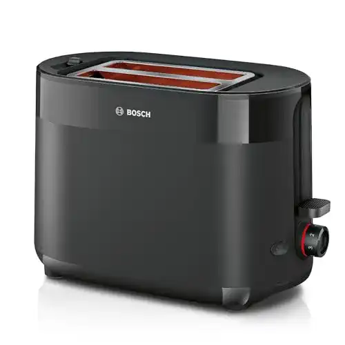 Bosch Kompakt Toaster MyMoment TAT2M123 mit Brötchenaufsatz und Auftaufunktion