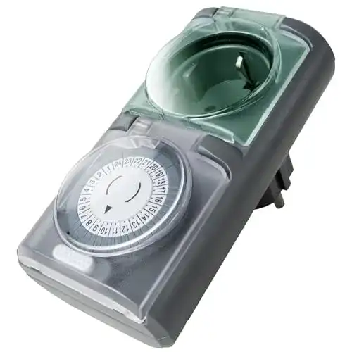 Zeitschaltuhr 4smile für den Außenbereich mit IP44-Schutz, mechanisch