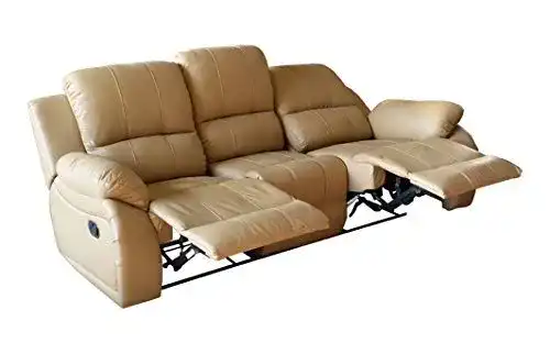 Relaxsofa Mapo Möbel Vollleder 3-Sitzer Fernsehsofa