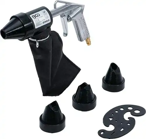 Sandstrahlpistole BGS 3243 mit Druckluft und Zubehör