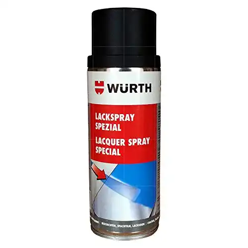 Ofenlack Würth Lackspray Schwarz Matt RAL9005 400ml