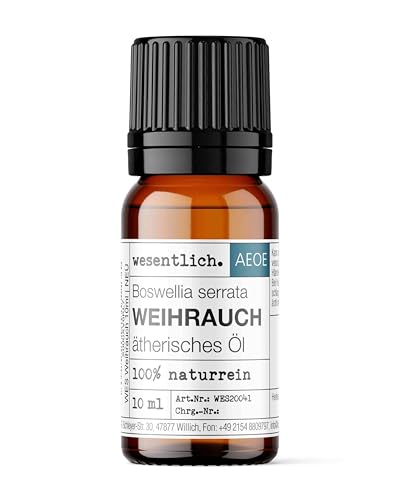 Weihrauchöl von Wesentlich – 100% reines ätherisches Öl (10ml)