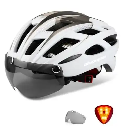 Rennradhelm Shinmax mit Visier für Herren und Damen