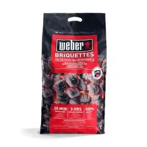 Grillkohle Weber 17591 Briketts 8 kg für Grill und BBQ