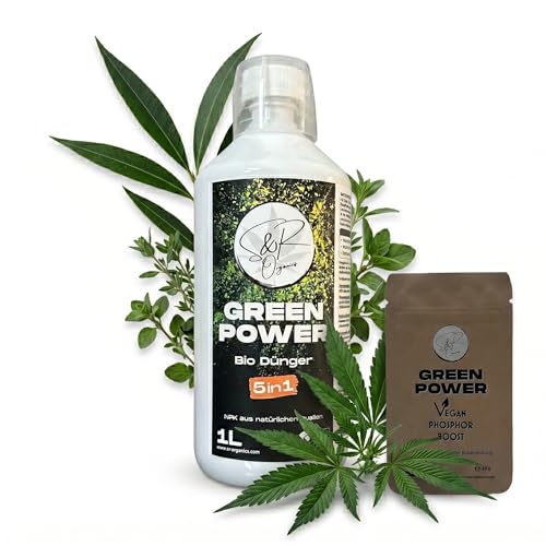 Cannabis-Dünger S&R Organics Green Power Bio Dünger 5in1 1L