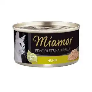 Miamor Katzenfutter Feine Filets Naturell Huhn 24x80g