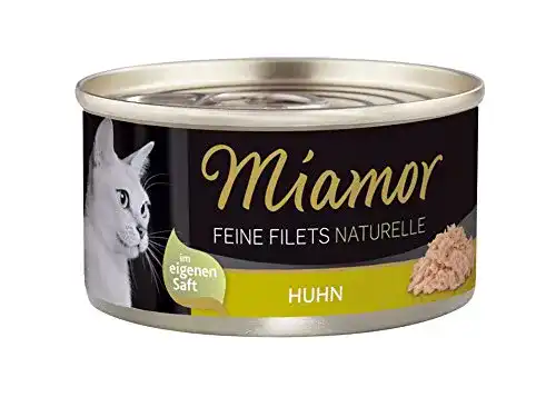 Miamor Katzenfutter Feine Filets Naturell Huhn 24x80g