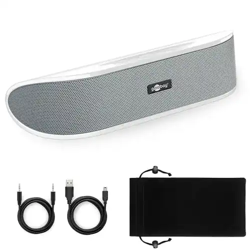 Goobay 95122 PC-Soundbar Stereo Lautsprecher 6W für TV und PC