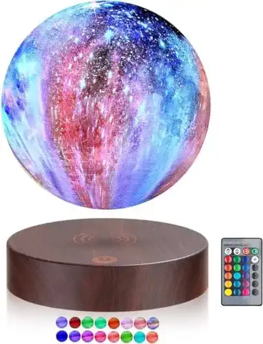 VGAzer schwebende Mondlampe mit Levitationstechnologie und Touch-Control