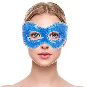 Kühlmaske NEWGO Augenmaske mit Gel Kühlpads für Entspannung