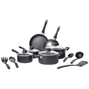 Kochgeschirrset Amazon Basics – 15-teiliges Topfset