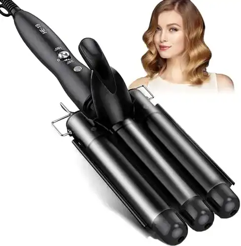 Lockenstab mit 3 Stäben Crebeau Welleneisen 25mm