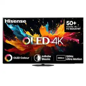 Hisense 55A85N 55 Zoll 4K UHD OLED Fernseher mit Smart TV-Funktionen