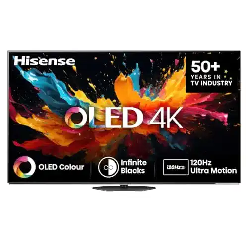 Hisense 55A85N 55 Zoll 4K UHD OLED Fernseher mit Smart TV-Funktionen