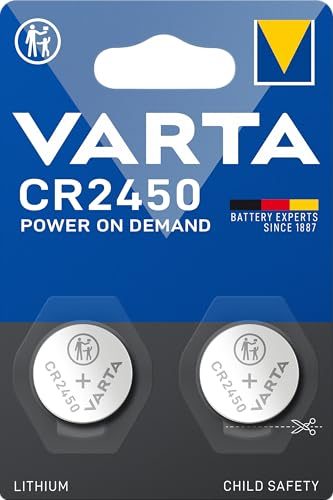 Varta CR2450 Lithium Coin Knopfzelle 2er Pack