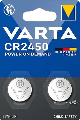 Varta CR2450 Lithium Coin Knopfzelle 2er Pack
